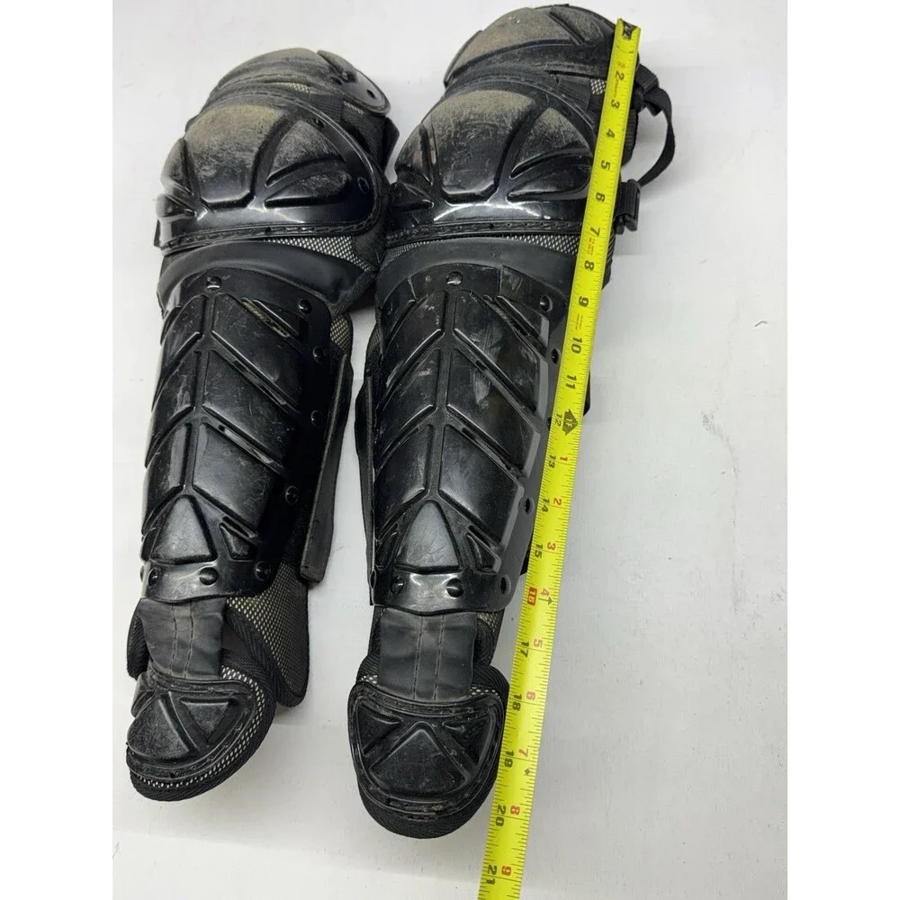 Adidas Youth Black Baseball/Softball Catcher's Chest Protector + Shin Guards